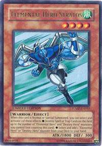 Elemental Hero Stratos JUMP-EN012 card from Shonen Jump Magazine Promos