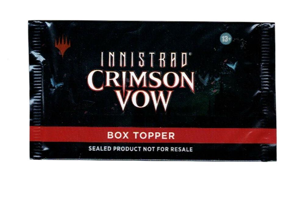 Innistrad: Crimson Vow - Box Topper Pack card from Innistrad: Crimson Vow