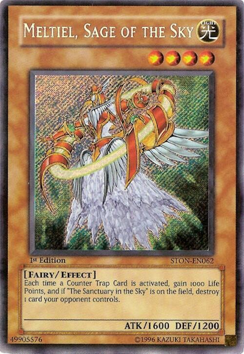 Meltiel, Sage of the Sky STON-EN062 card from Strike of Neos