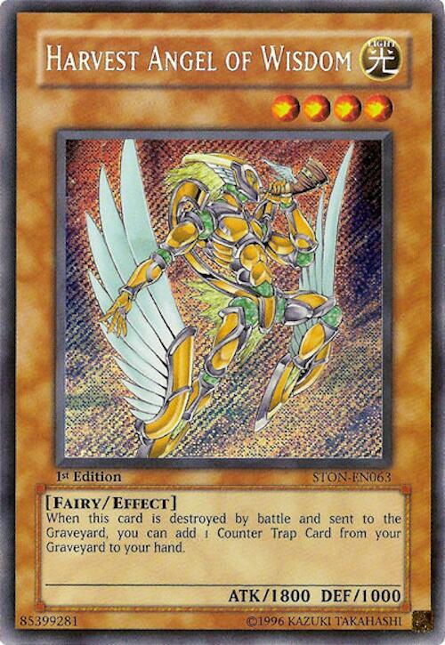 Harvest Angel of Wisdom STON-EN063 card from Strike of Neos