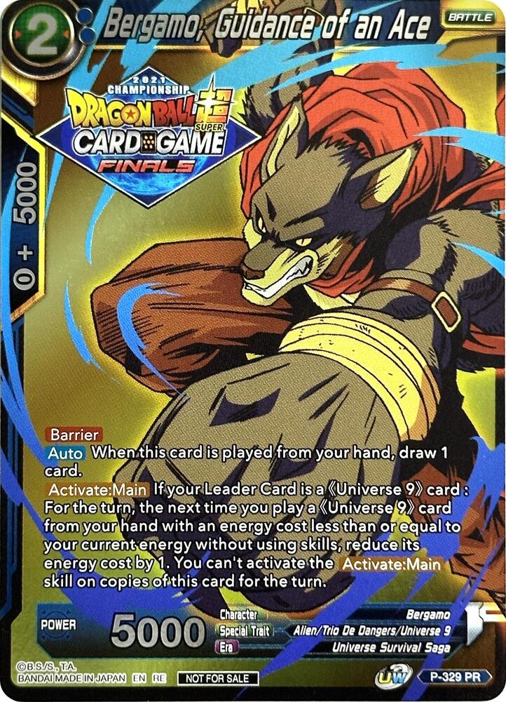Bergamo, Guidance of an Ace (Championship Pack 2021 Vault Set) P-329 card from Promotion Cards