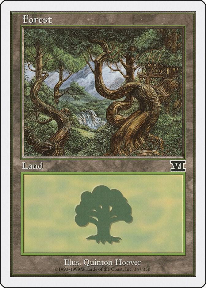 Forest 347 card from Classic Sixth Edition