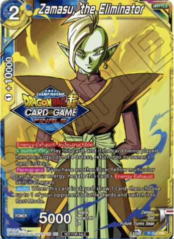 Zamasu, the Eliminator (Championship Pack 2021 Vault Set) P-337 card from Promotion Cards