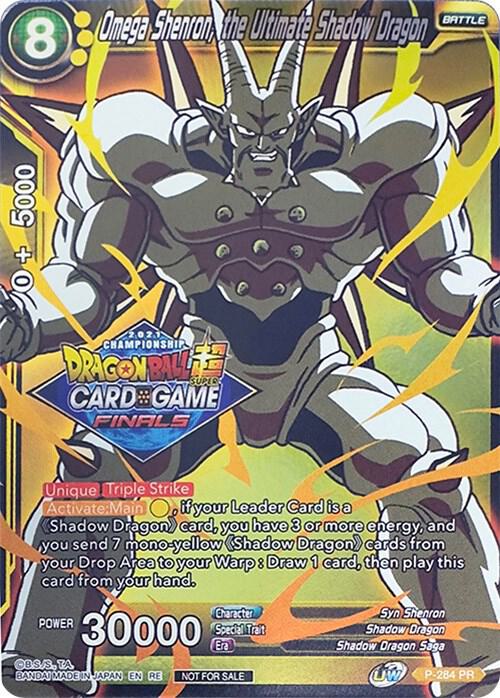 Omega Shenron, the Ultimate Shadow Dragon (2021 Tournament Pack Vault Set) P-284 card from Promotion Cards