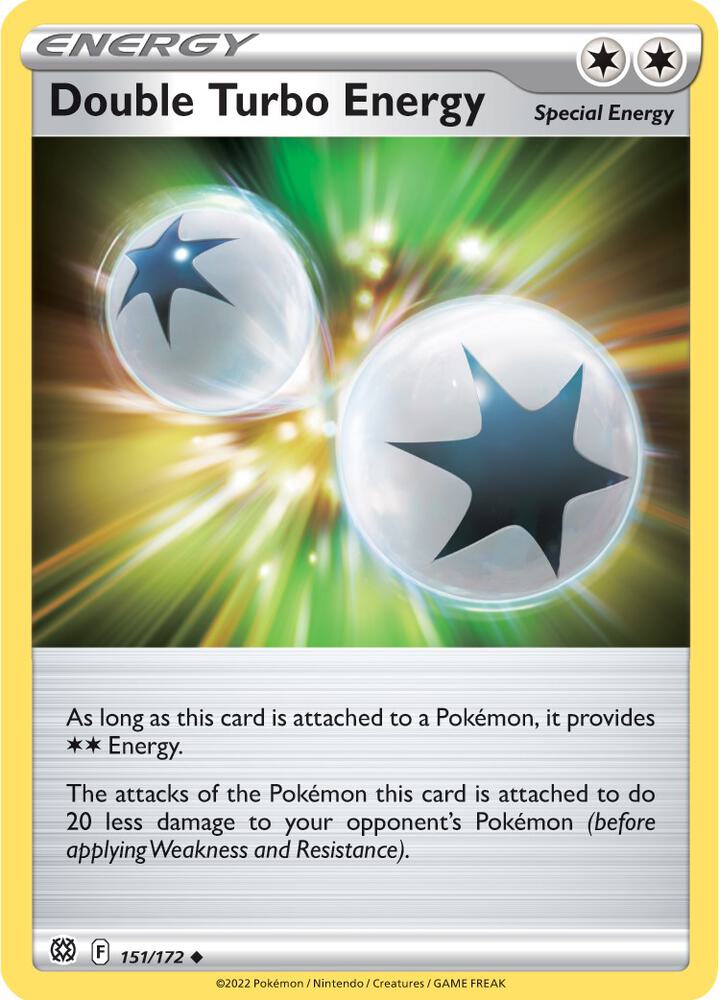 Double Turbo Energy 151/172 card from SWSH09: Brilliant Stars