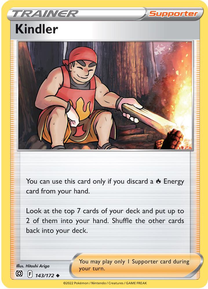 Kindler 143/172 card from SWSH09: Brilliant Stars