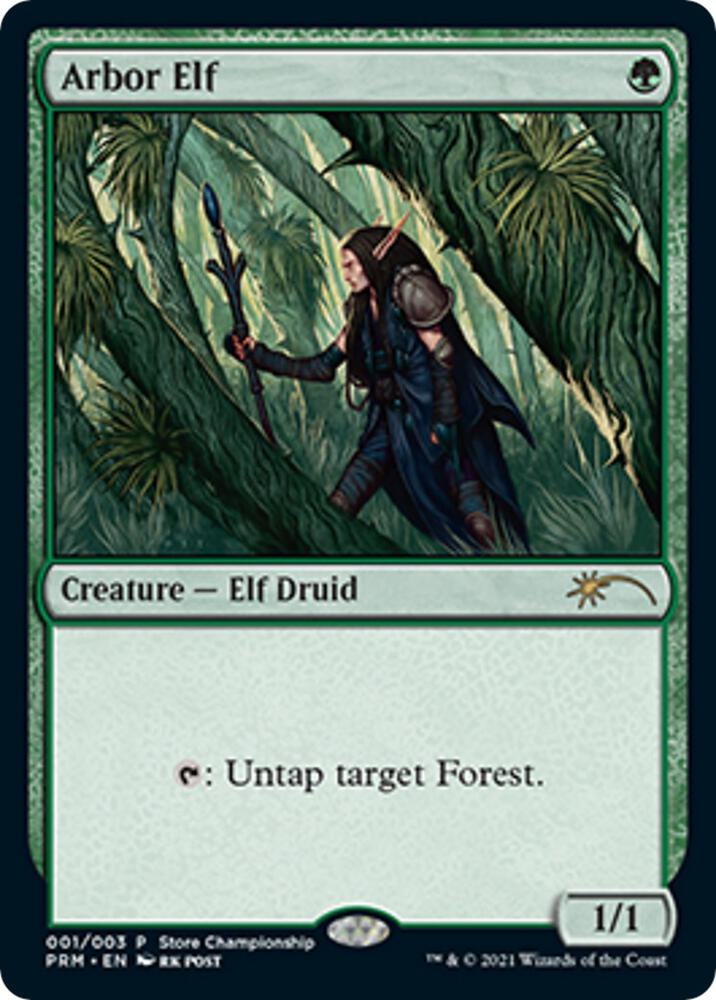 Arbor Elf 1 card from Game Day & Store Championship Promos