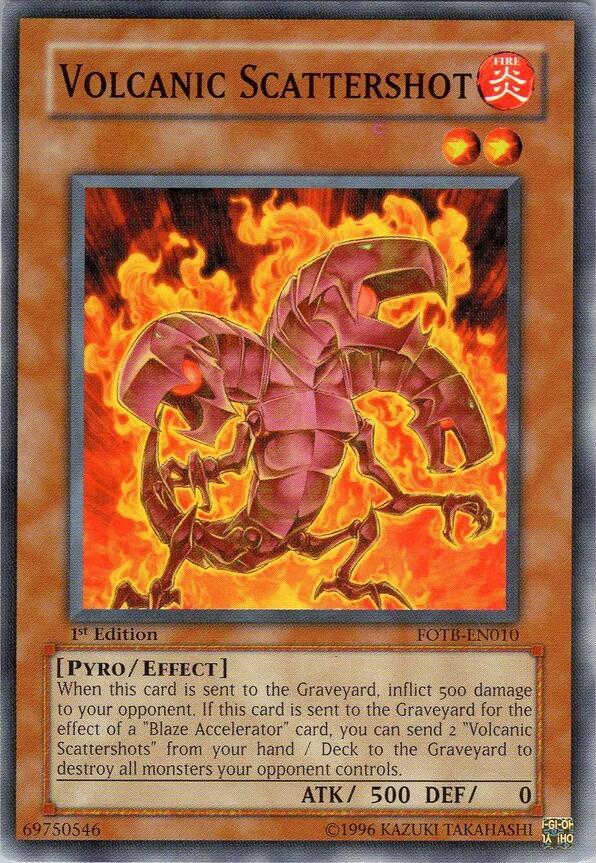 Volcanic Scattershot FOTB-EN010 card from Force of the Breaker
