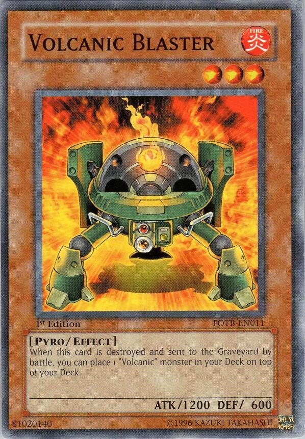 Volcanic Blaster FOTB-EN011 card from Force of the Breaker