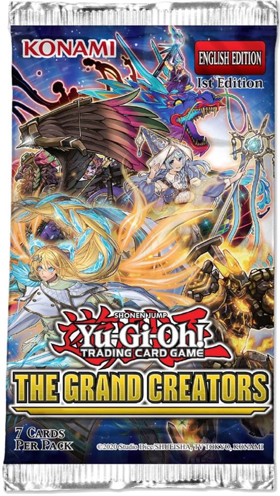 The Grand Creators Booster Pack [1st Edition] card from The Grand Creators