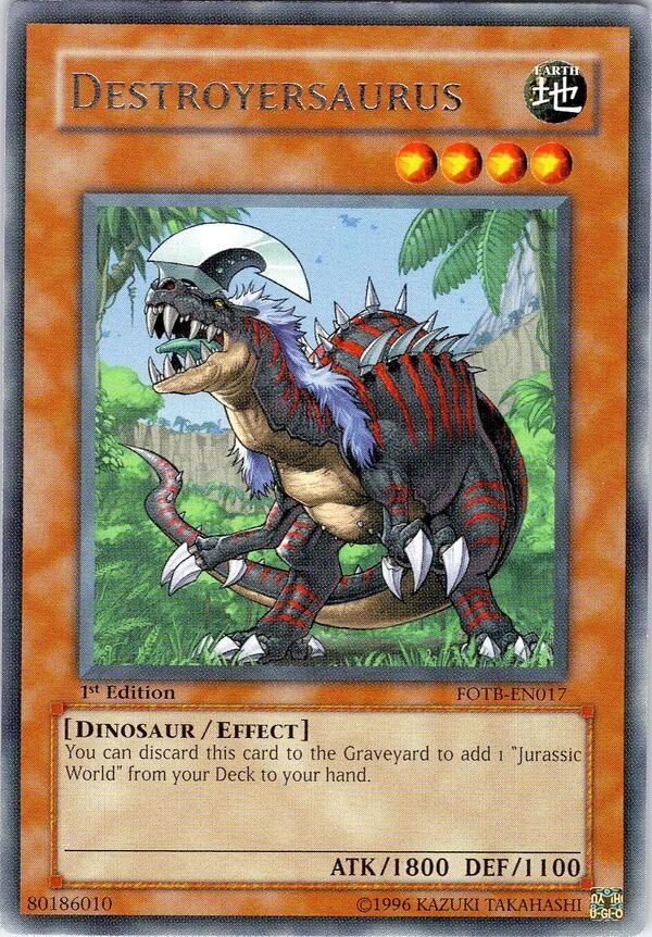 Destroyersaurus FOTB-EN017 card from Force of the Breaker