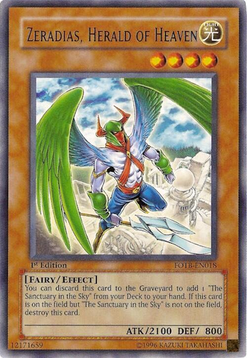 Zeradias, Herald of Heaven FOTB-EN018 card from Force of the Breaker