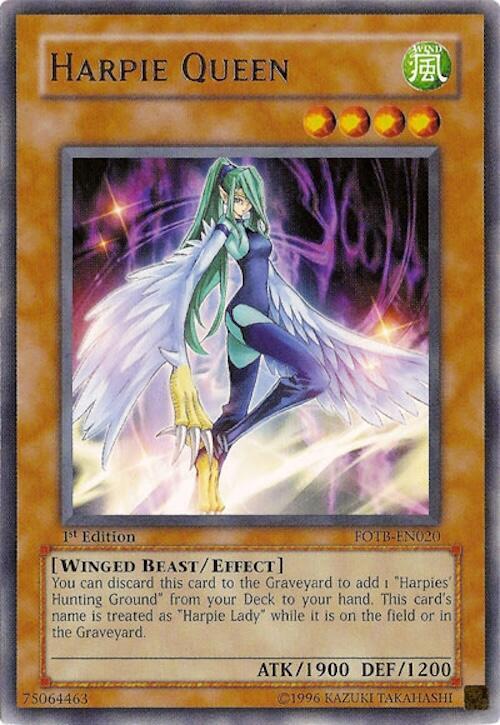 Harpie Queen FOTB-EN020 card from Force of the Breaker