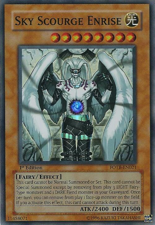 Sky Scourge Enrise FOTB-EN021 card from Force of the Breaker