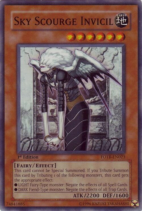 Sky Scourge Invicil FOTB-EN023 card from Force of the Breaker