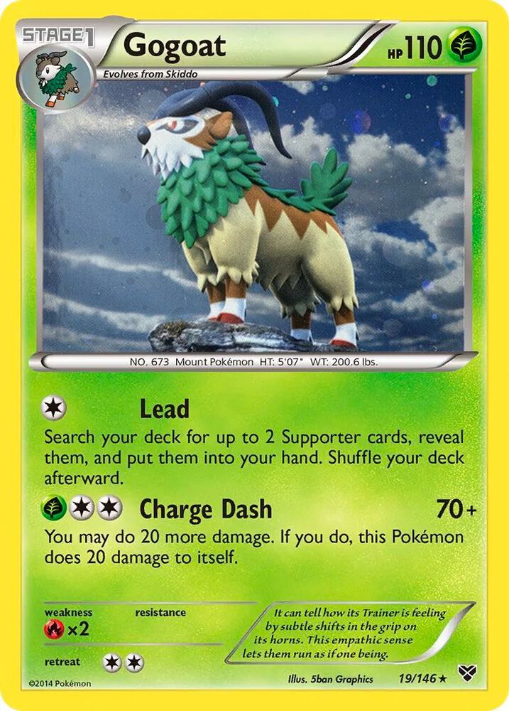 Gogoat - 19/146 (Cosmos Holo) 019/146 card from Blister Exclusives
