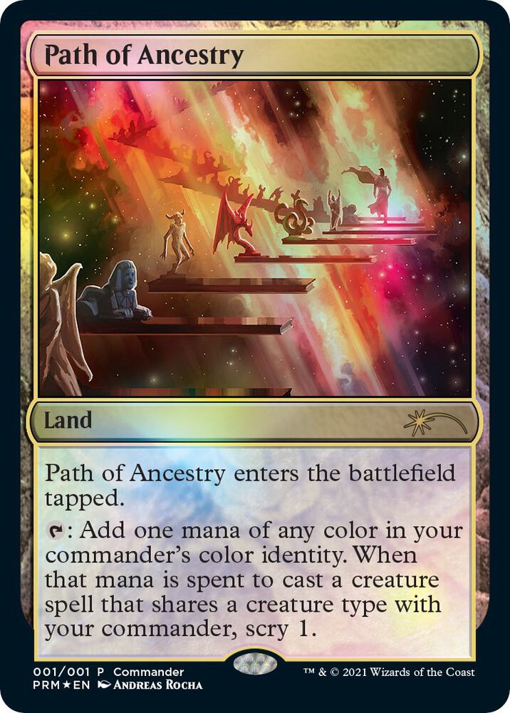 Path of Ancestry 1 card from MagicFest Cards