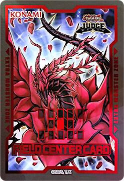 Official Judge Field Center Token: Black Rose Dragon card from Judge Promotional Cards