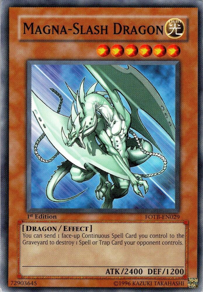Magna-Slash Dragon FOTB-EN029 card from Force of the Breaker
