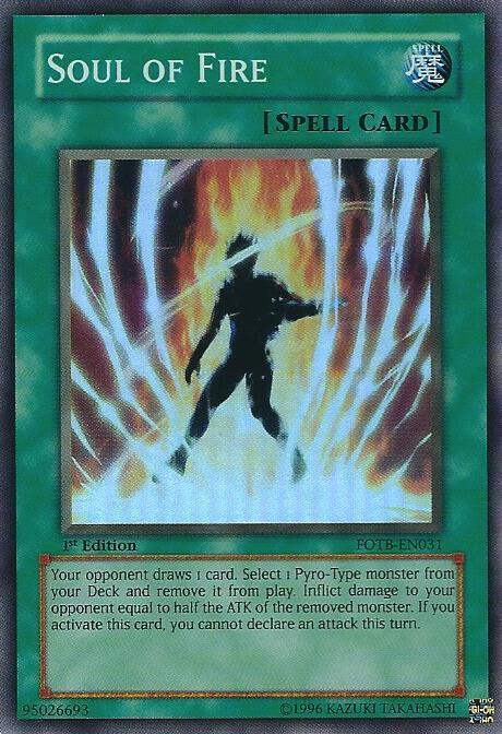 Soul of Fire FOTB-EN031 card from Force of the Breaker
