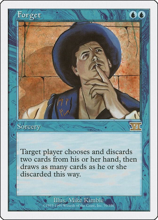 Forget 70 card from Classic Sixth Edition