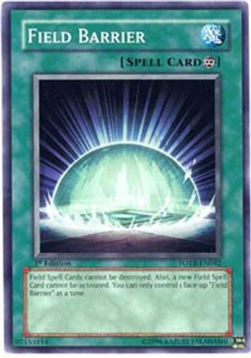 Field Barrier FOTB-EN042 card from Force of the Breaker