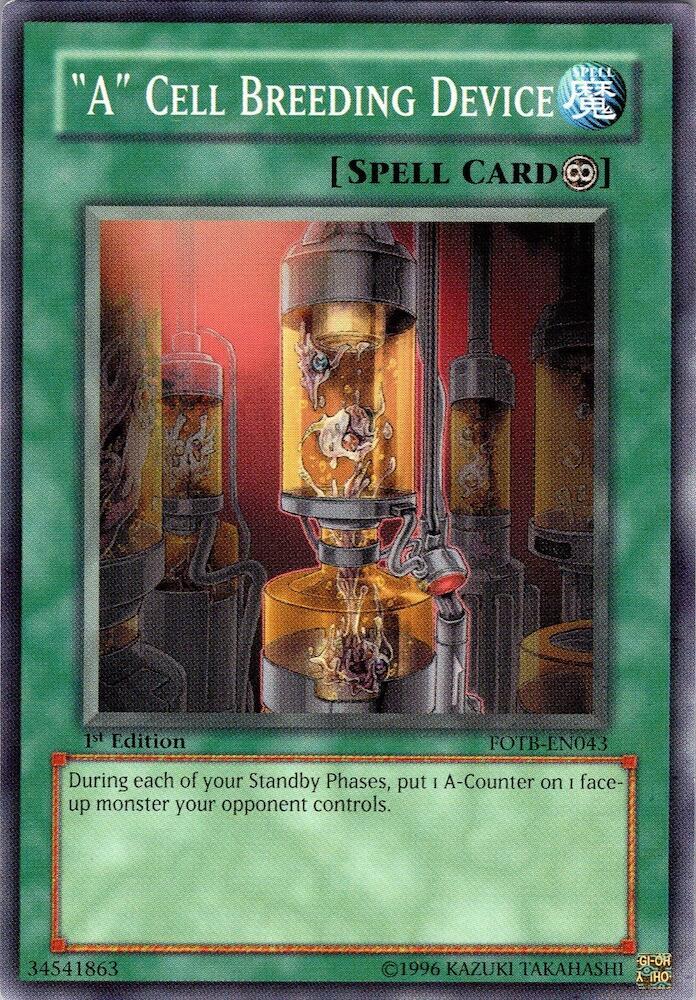 "A" Cell Breeding Device FOTB-EN043 card from Force of the Breaker