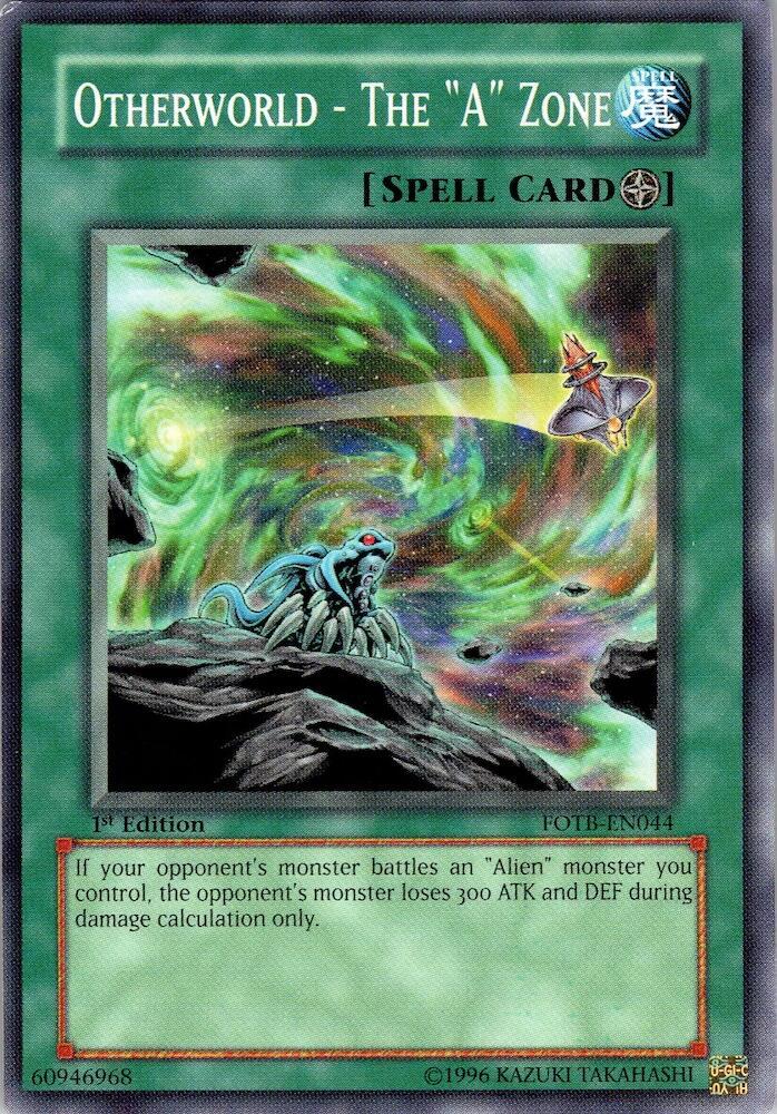 Otherworld - The "A" Zone FOTB-EN044 card from Force of the Breaker