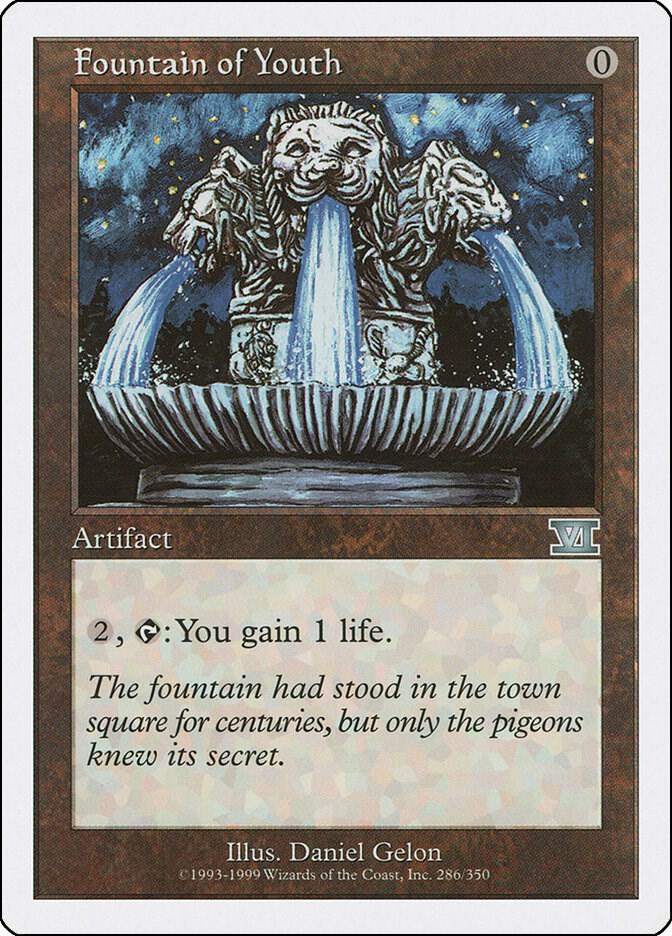 Fountain of Youth 286 card from Classic Sixth Edition