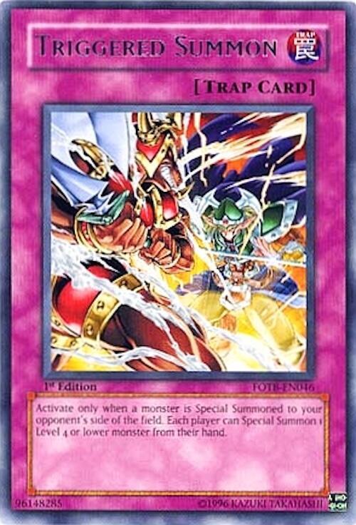 Triggered Summon FOTB-EN046 card from Force of the Breaker
