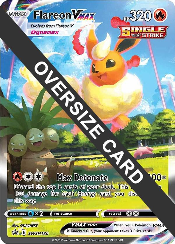 Flareon VMAX SWSH180 card from Jumbo Cards