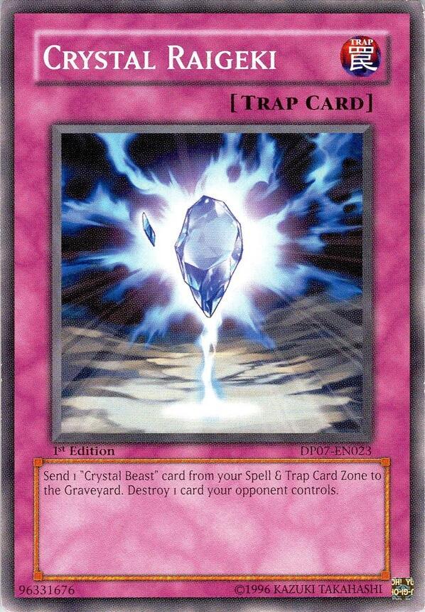 Crystal Raigeki FOTB-EN048 card from Force of the Breaker