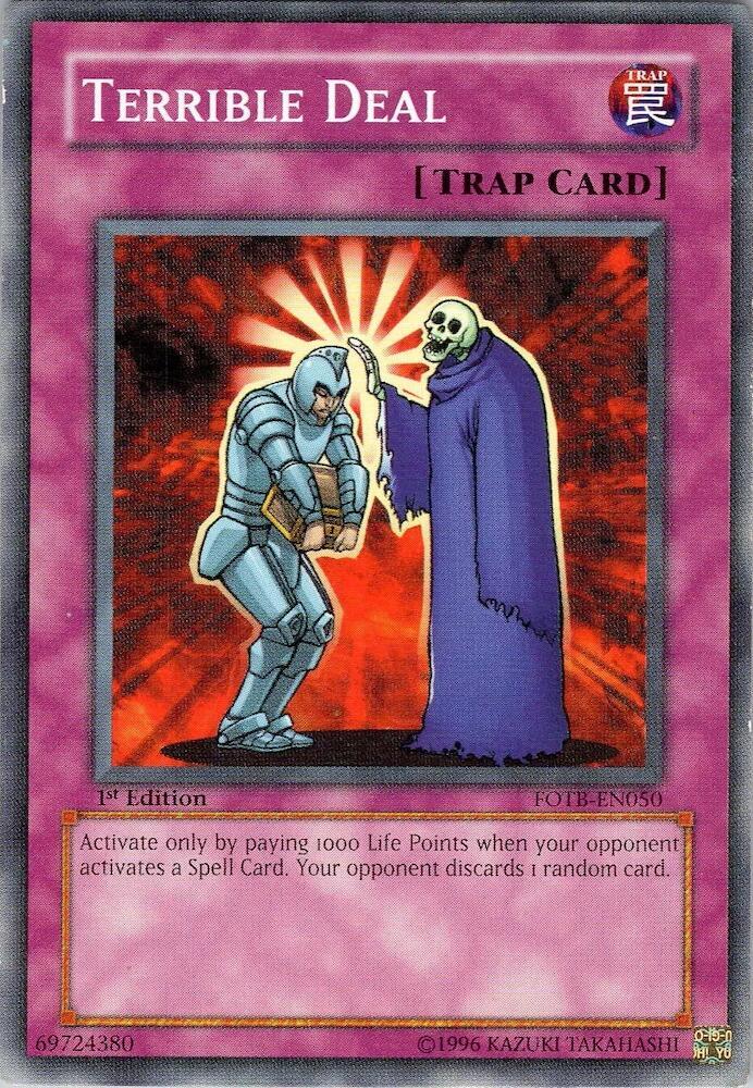 Terrible Deal FOTB-EN050 card from Force of the Breaker