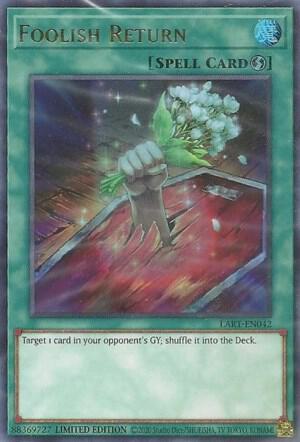 Foolish Return LART-EN042 card from The Lost Art Promotion