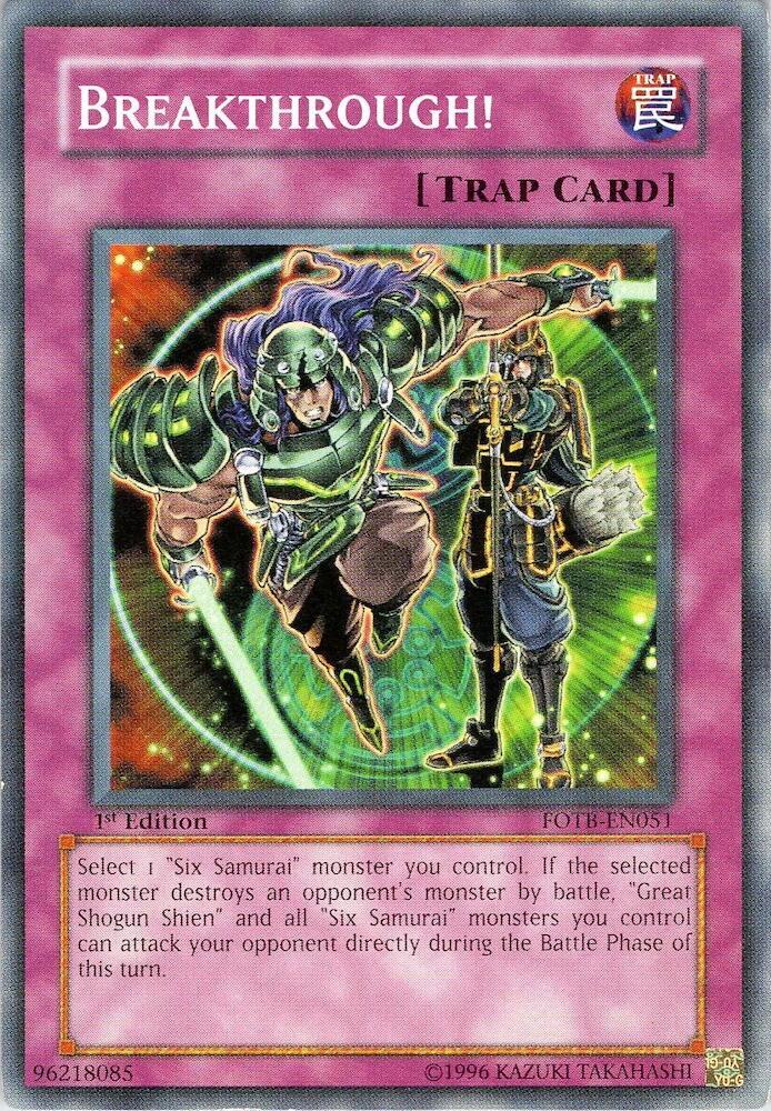 Breakthrough! FOTB-EN051 card from Force of the Breaker