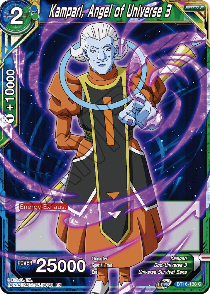 Kampari, Angel of Universe 3 BT16-138 card from Realm of the Gods