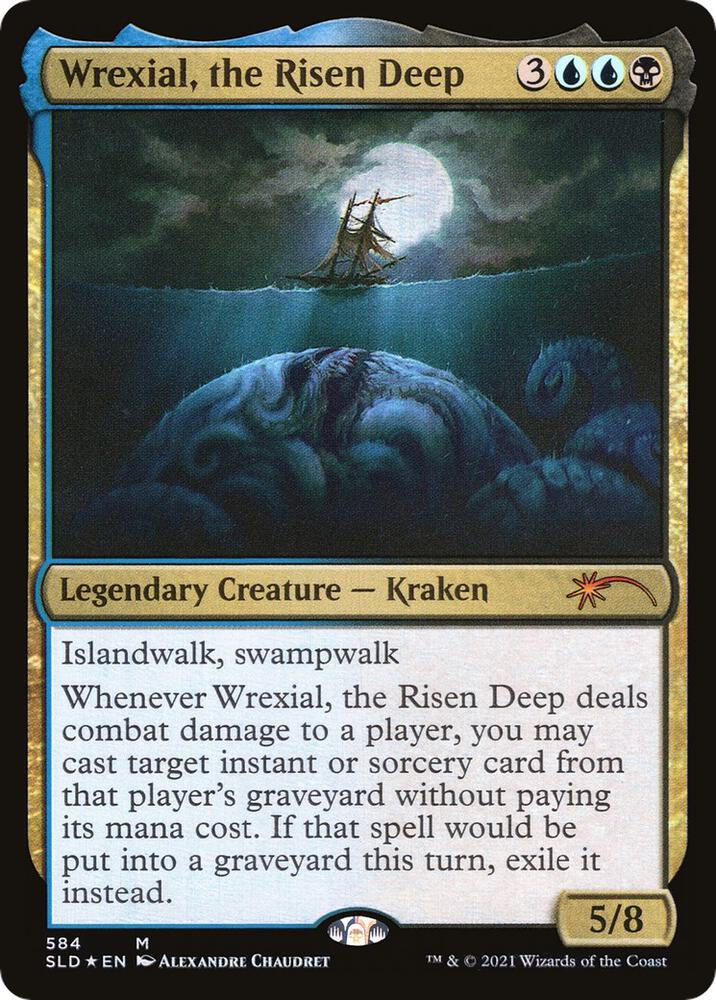 Wrexial, the Risen Deep 584 card from Secret Lair Drop Series