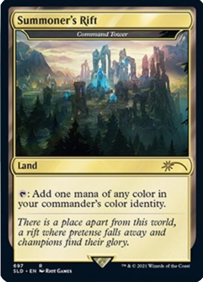 Summoner's Rift - Command Tower 697 card from Secret Lair Drop Series