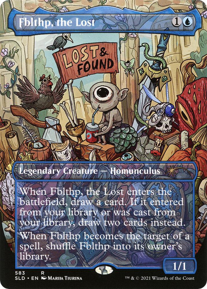 Fblthp, the Lost 583 card from Secret Lair Drop Series