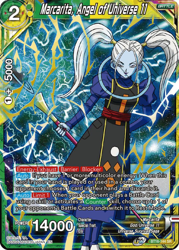 Marcarita, Angel of Universe 11 BT16-144 card from Realm of the Gods