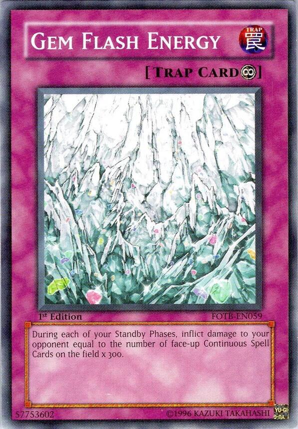 Gem Flash Energy FOTB-EN059 card from Force of the Breaker