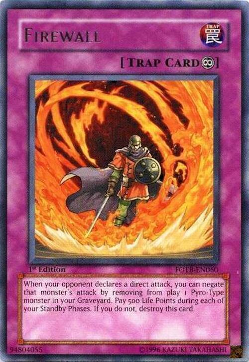 Firewall FOTB-EN060 card from Force of the Breaker