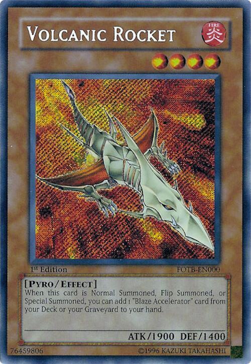 Volcanic Rocket FOTB-EN000 card from Force of the Breaker