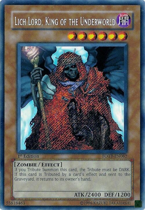 Lich Lord, King of the Underworld FOTB-EN062 card from Force of the Breaker
