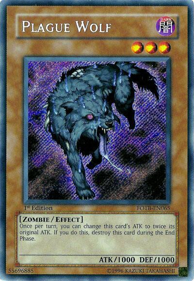 Plague Wolf FOTB-EN065 card from Force of the Breaker