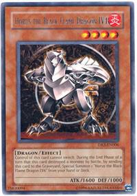 Horus the Black Flame Dragon LV4 DR3-EN006 card from Dark Revelation Volume 3