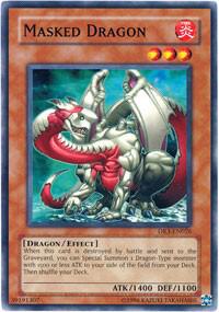 Masked Dragon DR3-EN026 card from Dark Revelation Volume 3