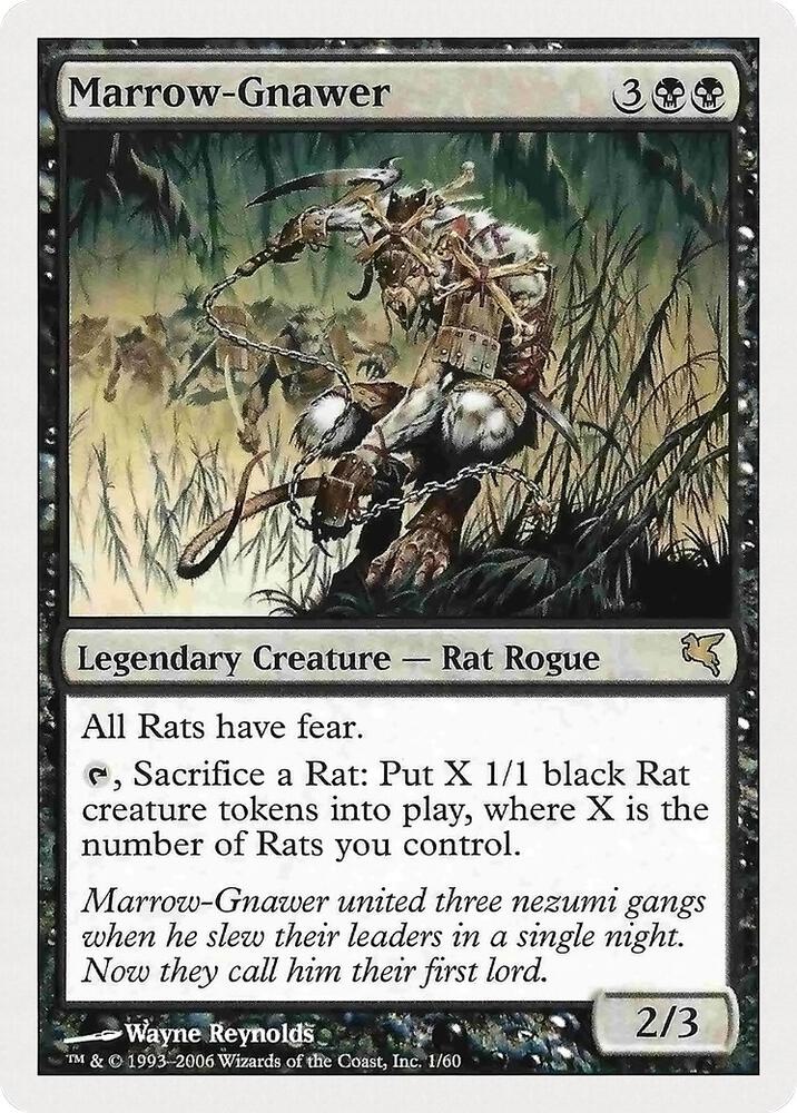 Marrow-Gnawer 1 card from Magic Encyclopedia 2005 (Salvat/Hachette)