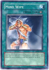 Mind Wipe DR3-EN039 card from Dark Revelation Volume 3