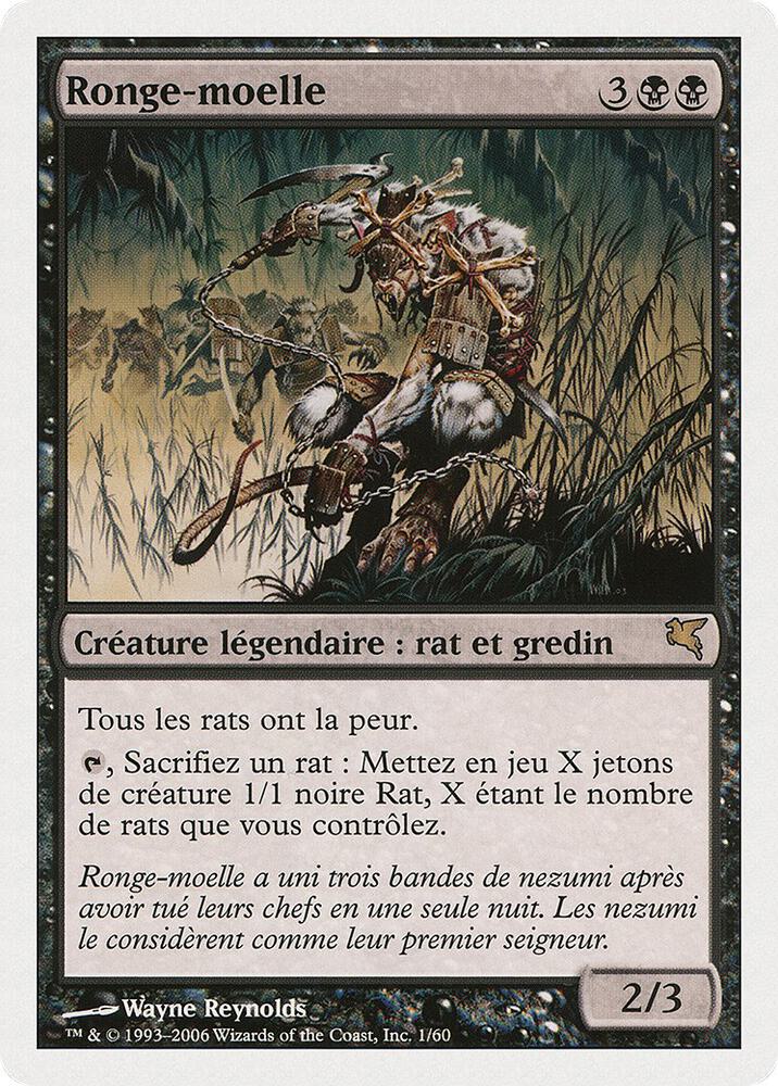 Marrow-Gnawer (French) - "Ronge-moelle" A1 card from Magic Encyclopedia 2005 (Salvat/Hachette)